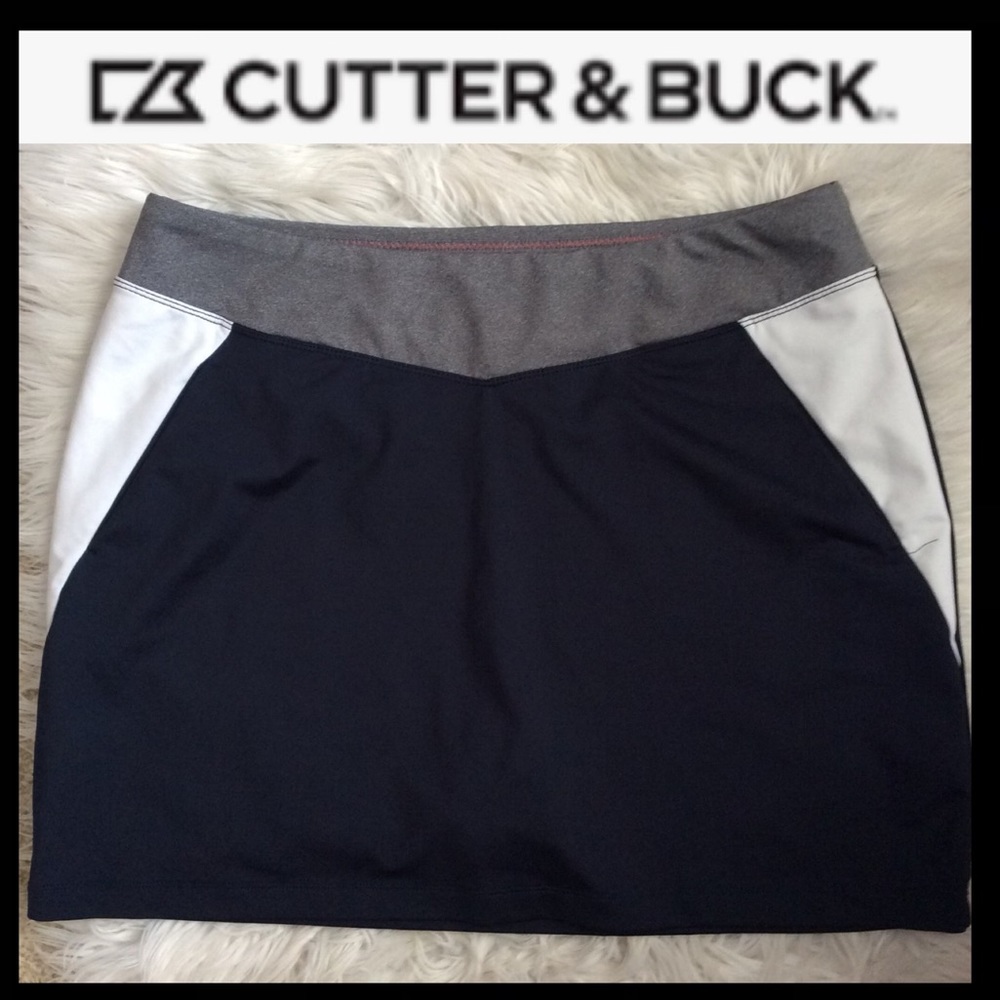 NWOT Cutter & Buck Colorblock Dry Tec Golf Skort - Picture 3 of 8